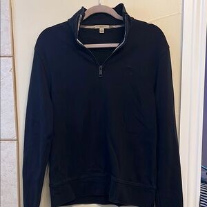 Men's Burberry Brit Black Half-Zip Sweater